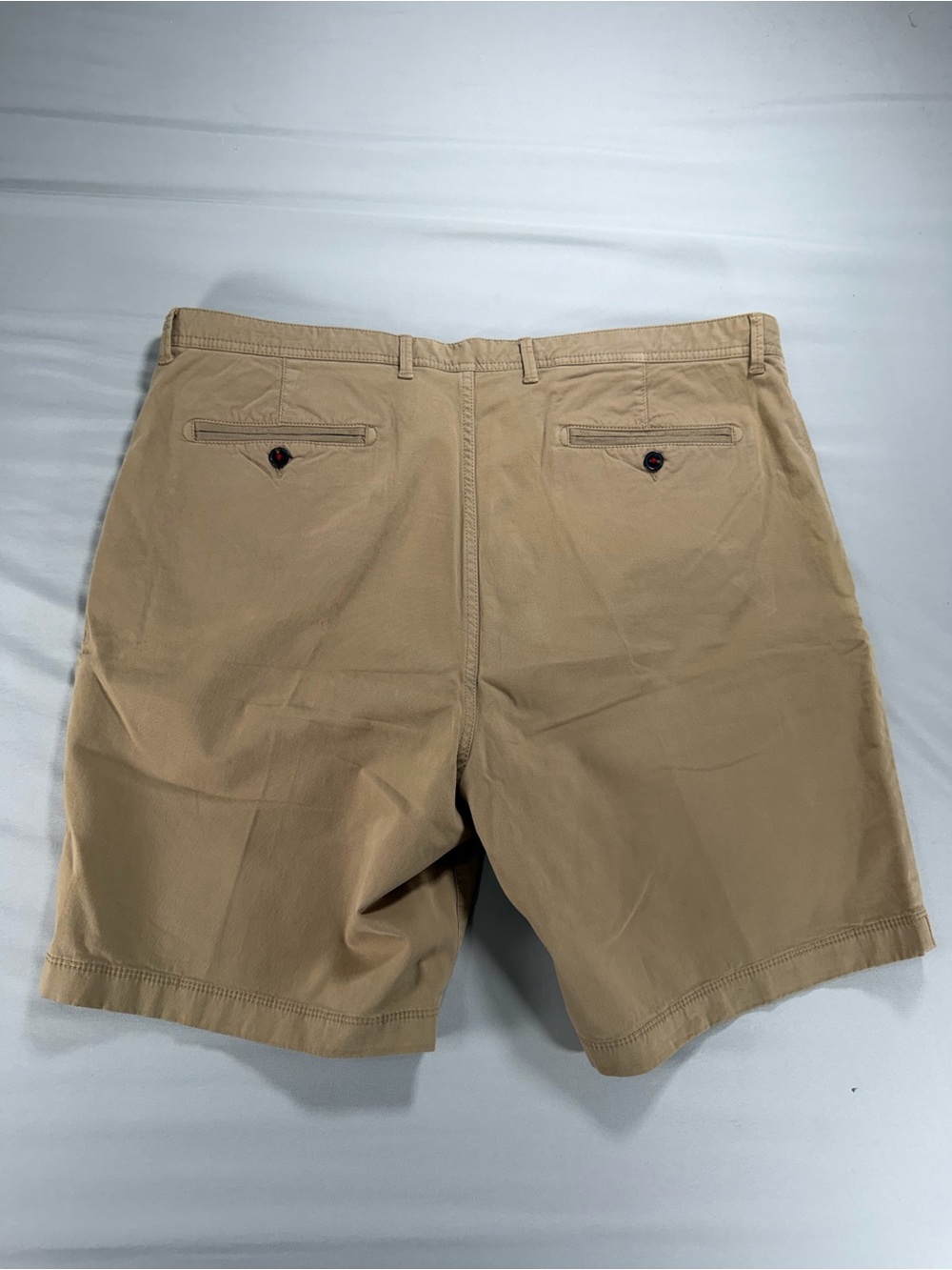 Michael Kors Mens Chino Shorts Size 38 Tan Khaki Flat Front Stretch #1032 - Picture 10 of 10